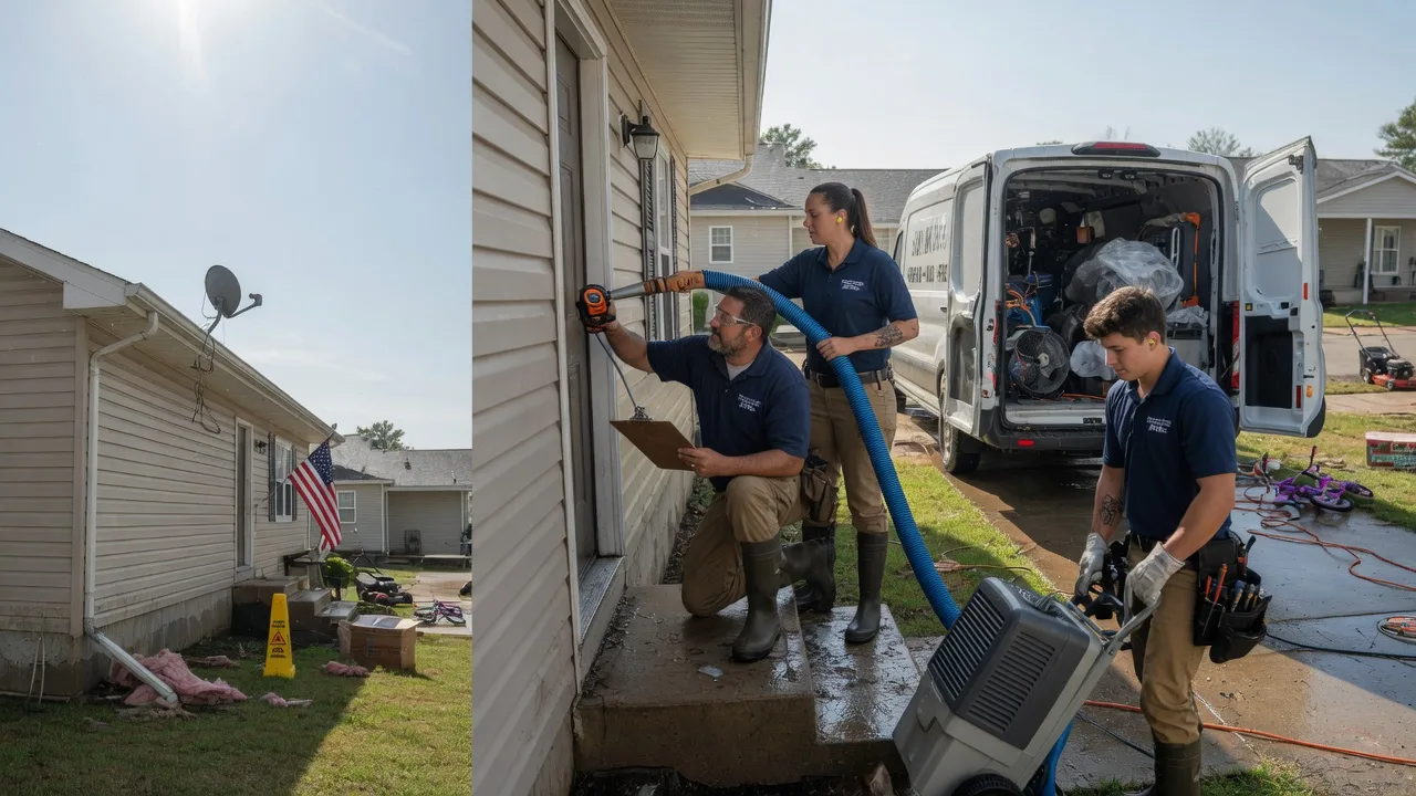 Ceiling Water Damage Restoration in Martinsburg, IA near me